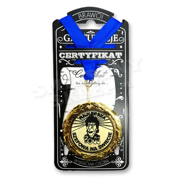 Medal w folii - Najlepsza szefowa na świecie