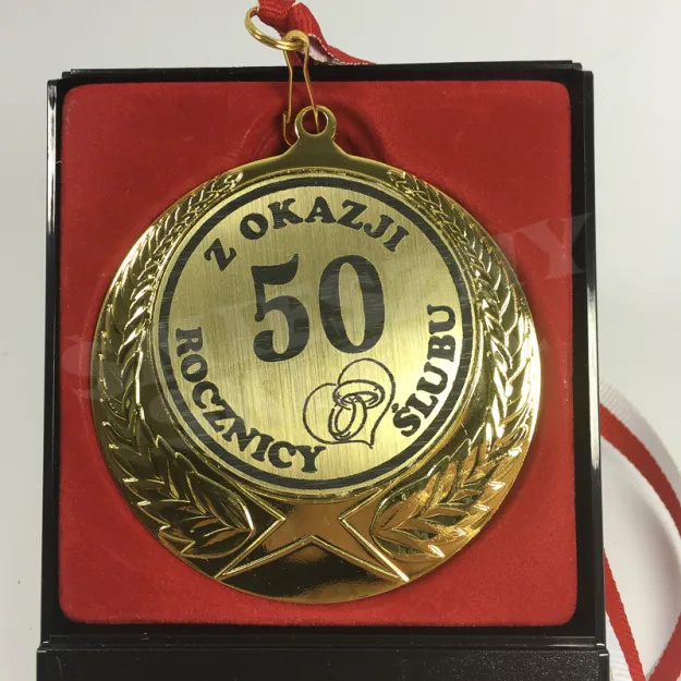 Medal w etui - Z okazji 50 rocznicy ślubu