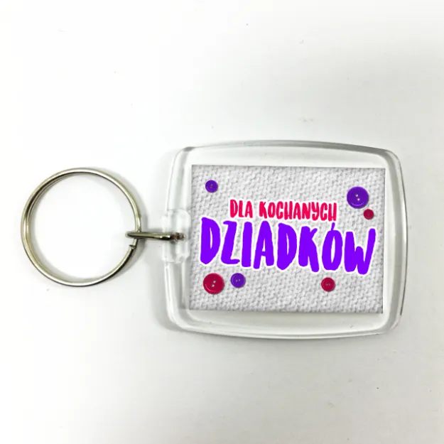 Brelok akrylowy - Dla Kochanych Dziadków