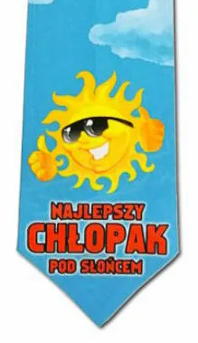 Krawat premium - Najlepszy chłopak pod słońcem