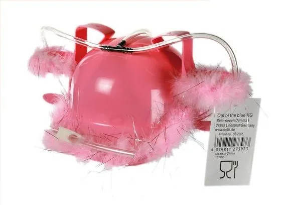 Kask piwny z futerkiem