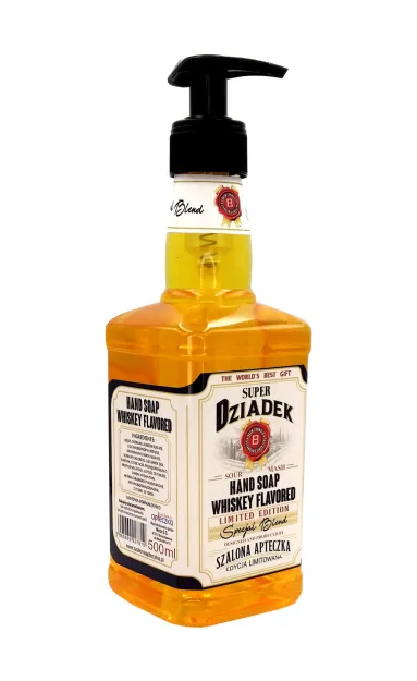 Mydło whiskey - Super Dziadek (biała etykieta)