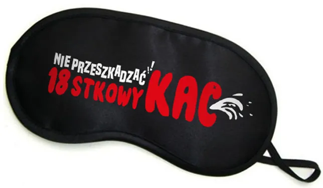 Opaska na oczy - 18-stkowy kac. Nie przeszkadzać!