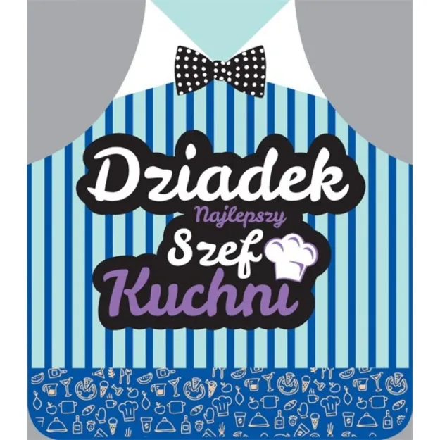 Kpl. Fartuch + rękawica - Dziadek szef kuchni
