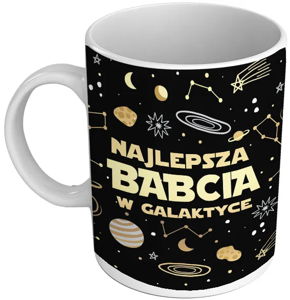 Kubek premium - Najlepsza Babcia w galaktyce