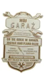 Zawieszka - Mój garaż (grawerowana) - 2