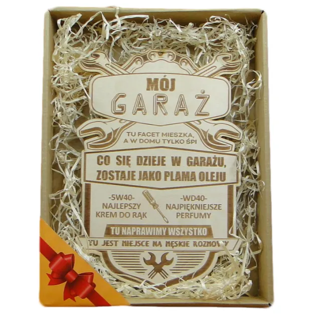 Zawieszka - Mój garaż (grawerowana)