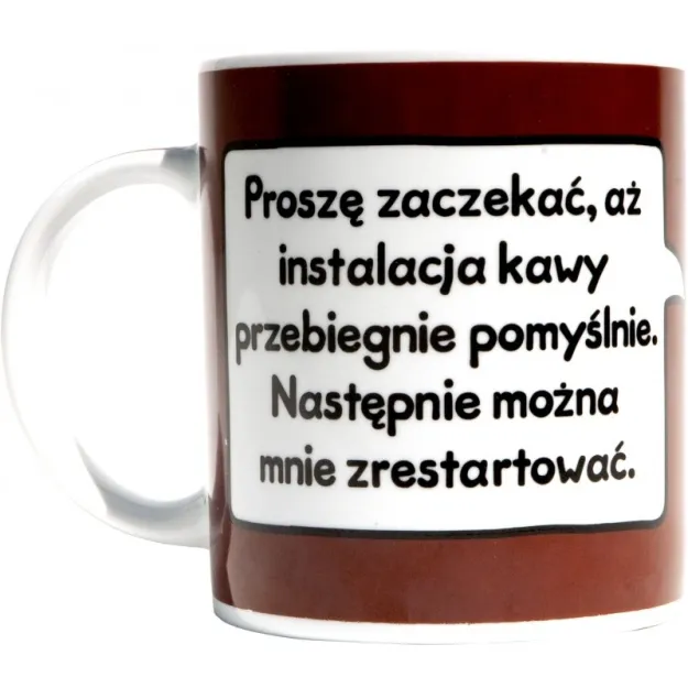 Kubek Sheepworld - Proszę zaczekać, aż instalacja kawy przebiegnie pomyślnie ...