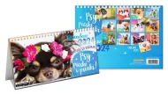 Kalendarz biurkowy 2024 - Psy, pieski i psiaki!