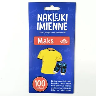 Naklejki imienne 100 szt. - Maks