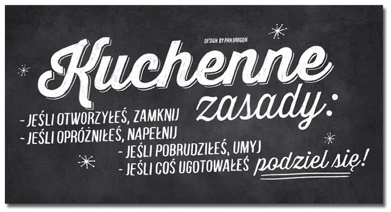 Tabliczka Vip - Kuchenne zasady: Jeśli otworzyłeś, zamknij ... Jeśli coś ugotowałeś podziel się!!