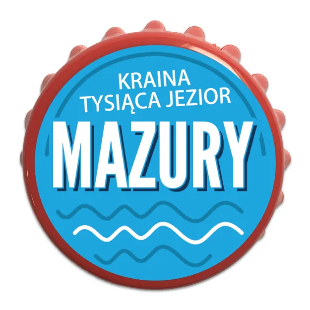 Otwieracz Kapsel - Mazury. Kraina tysiąca jezior.