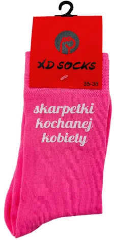 Skarpetki różowe - Kochanej Kobiety