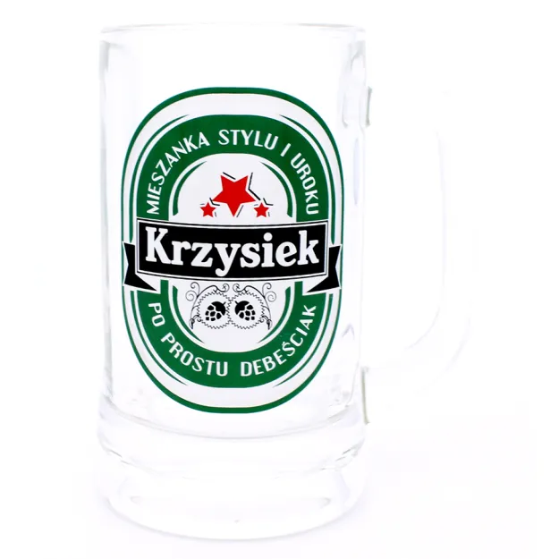 Kufel 0.3L - Krzysiek Mieszanka stylu i uroku po prostu debeściak