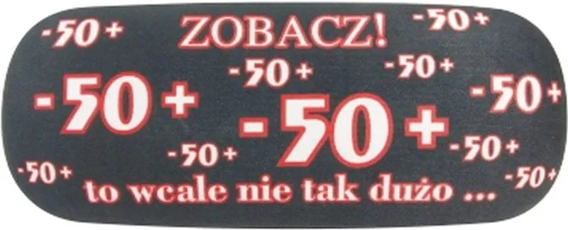 Etui na okulary - Zobacz - 50 - to wcale nie tak dużo...