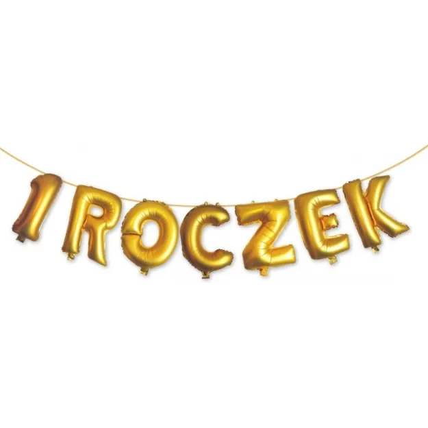 Napis z balonów - 1 Roczek