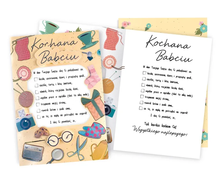 Karnet DK - Kochana Babciu