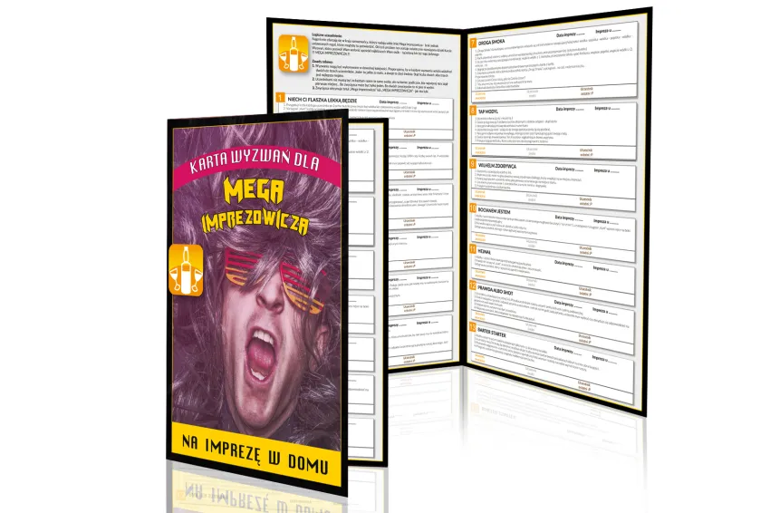 Karta wyzwań dla Mega Imprezowicza (dom) - Na imprezę w domu