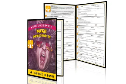 Karta wyzwań dla Mega Imprezowicza (dom) - Na imprezę w domu
