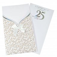 Karnet PM - Gratulacje z okazji 25 rocznicy ślubu