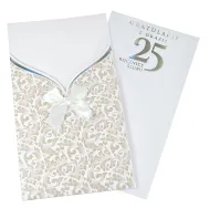 Karnet PM - Gratulacje z okazji 25 rocznicy ślubu
