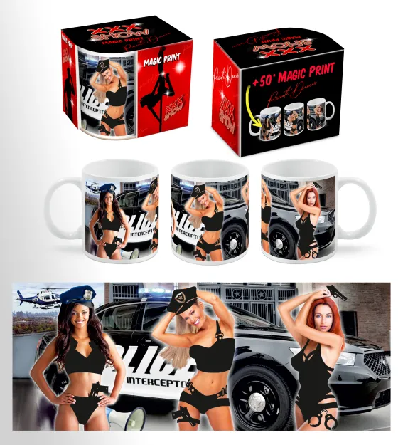 Kubek magic XXX show - Policjanci