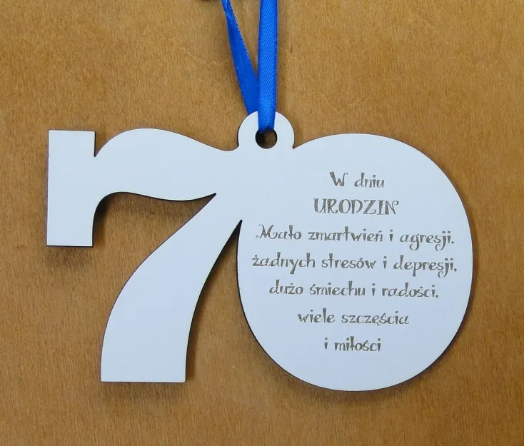 Zawieszka - W dniu 70 urodzin