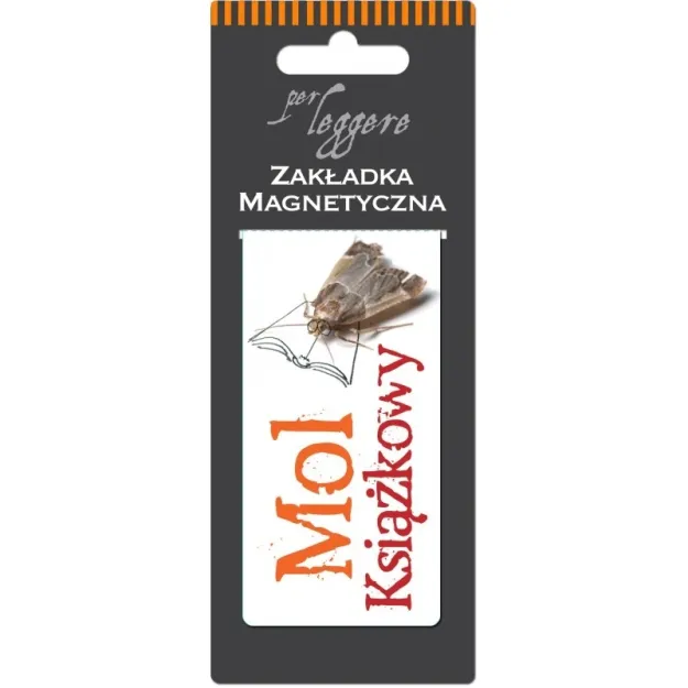 Zakładka magnetyczna do książki - Mol książkowy