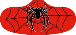 Śmieszna maseczka ochronna na twarz - Spider-man