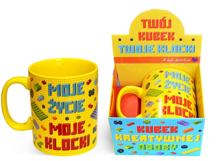 Kubek gigant - Moje życie Moje klocki