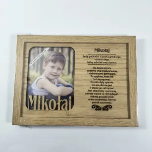 Ramka do zdjęć - Mikołaj