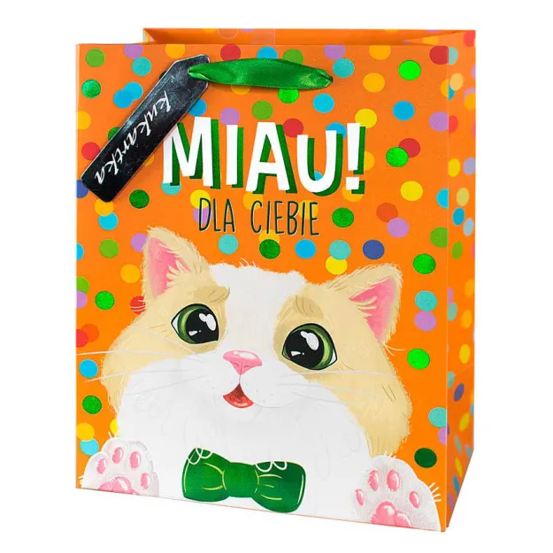 Torebka Kukartka L - Miau! Dla ciebie.