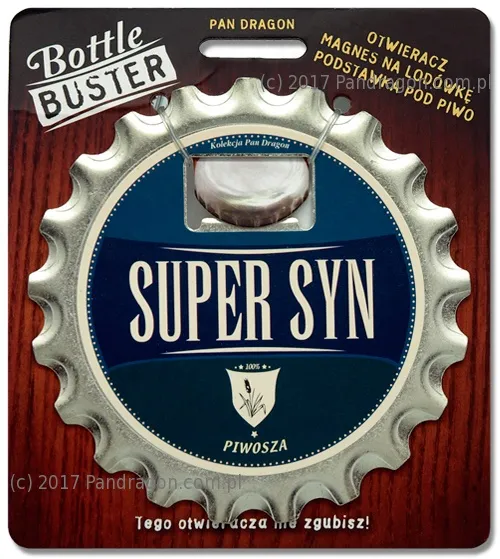 Otwieracz, podstawka, magnes 3w1 - Super Syn