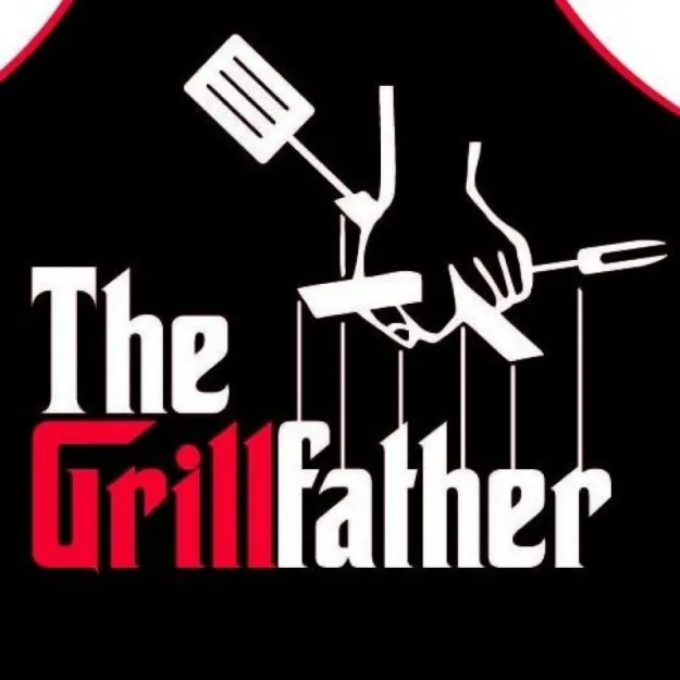 Kpl. Fartuch + rękawica - The Grillfather (Ojciec Grillów)