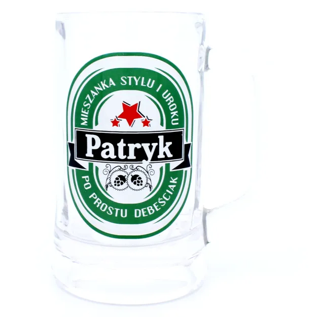 Kufel 0.3L - Patryk Mieszanka stylu i uroku po prostu debeściak