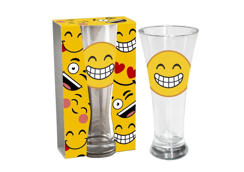 Szklanka Emotki - Szeroki uśmiech