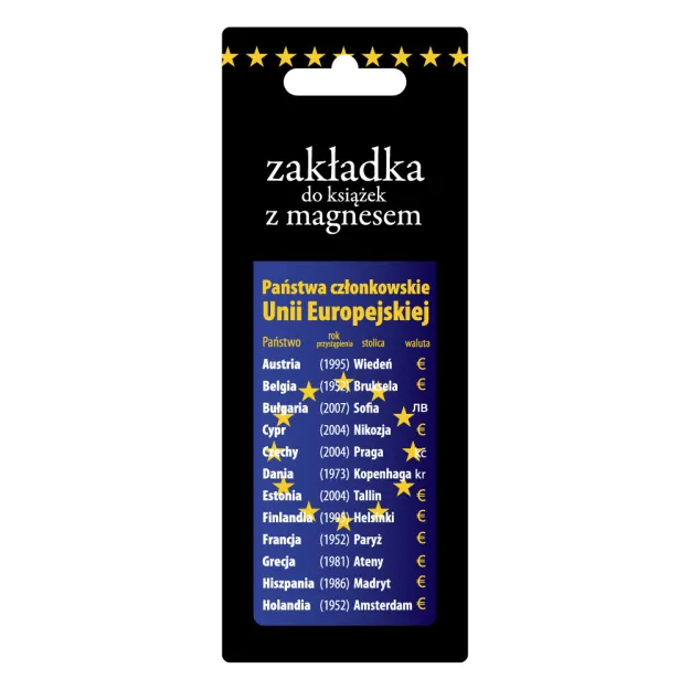 Zakładka magnetyczna do książki - Państwa członkowskie Unii Europejskiej