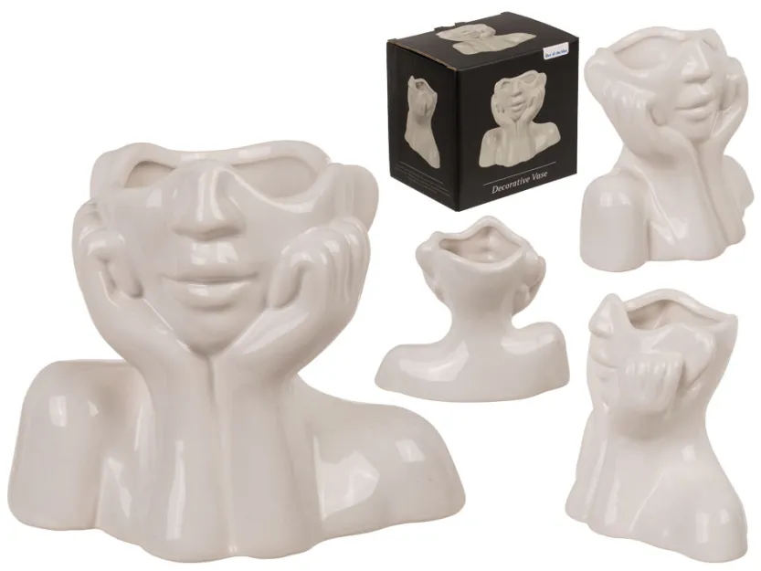 Wazon ceramiczny - Twarz (200 ml)
