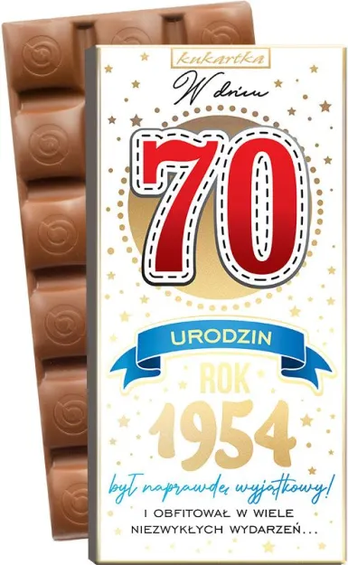 Czekolada - W dniu 70 urodzin. Rok 1954 był naprawdę wyjątkowy
