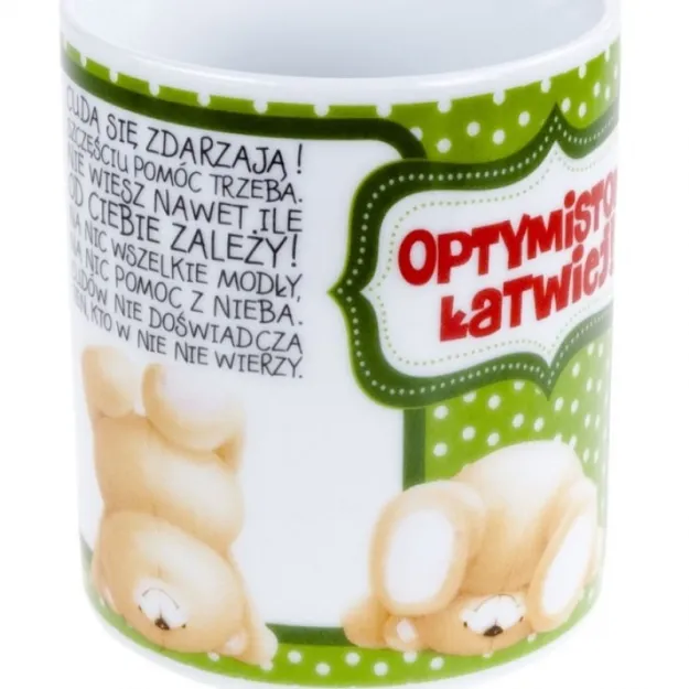 Kubek Kukartka - Optymistom najłatwiej