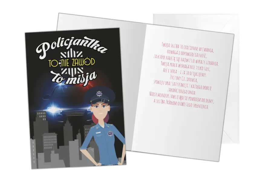 Karnet B6 - Policjantka to nie zawód to misja