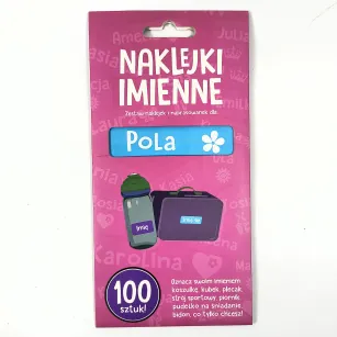 Naklejki imienne 100 szt. - Pola