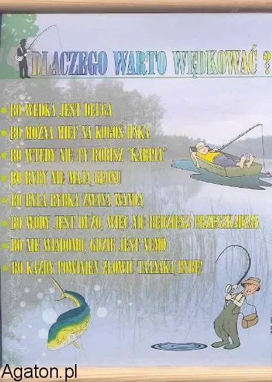 Dyplom - Dlaczego warto wędkować ?