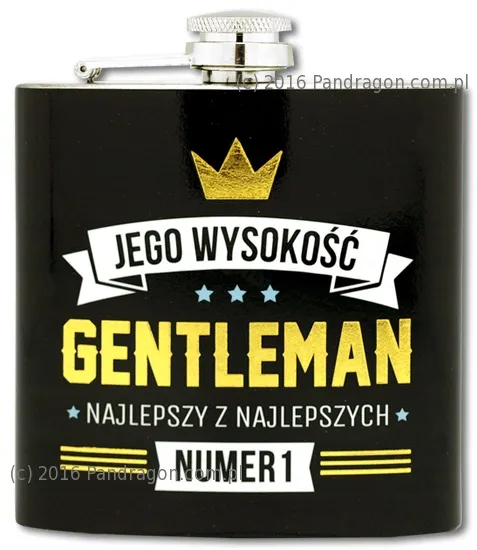 Piersiówka Royal - Jego wysokość Gentleman - najlepszy z najlepszych