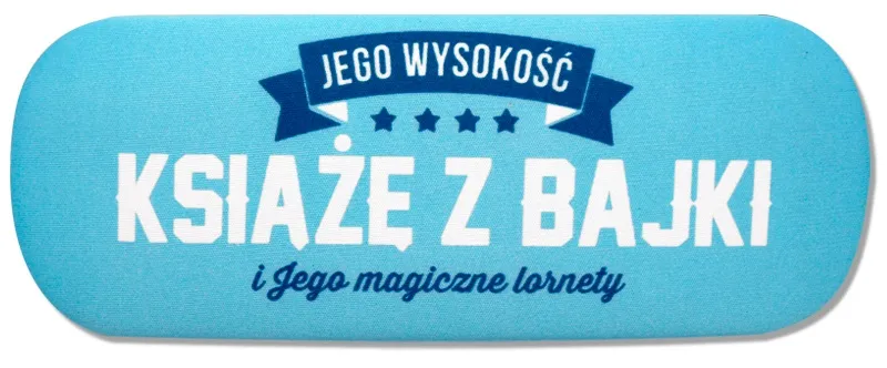 Etui na okulary - Jego wysokość Książe z Bajki i jego magiczne okulary