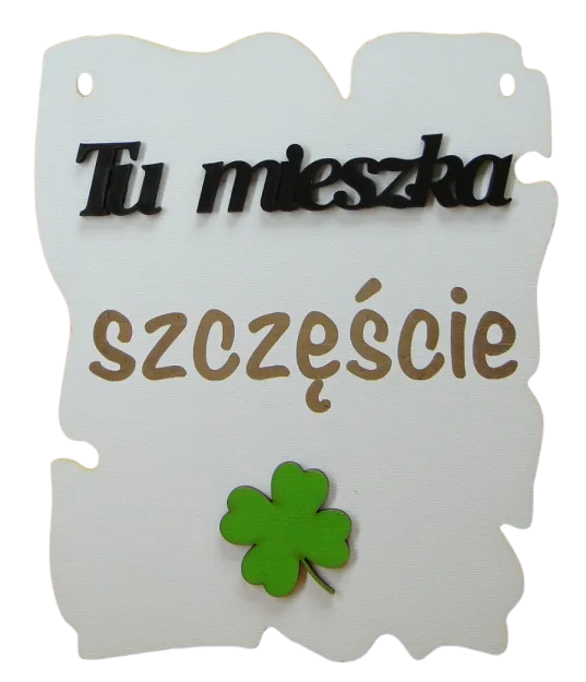 Deseczka papirus - Tu mieszka szczęście