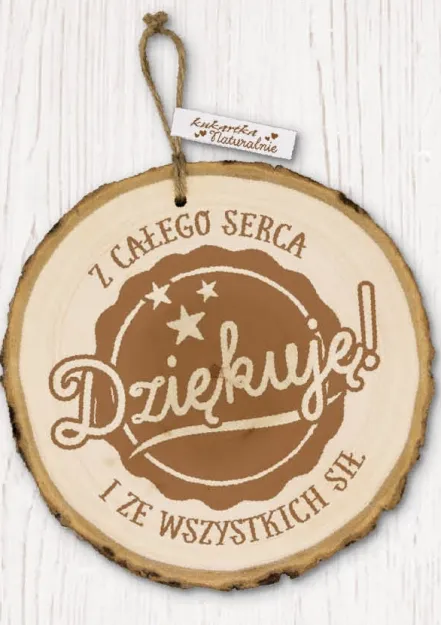 Eko sentencja - Dziękuję! Z całego serca i ze wszystkich sił.