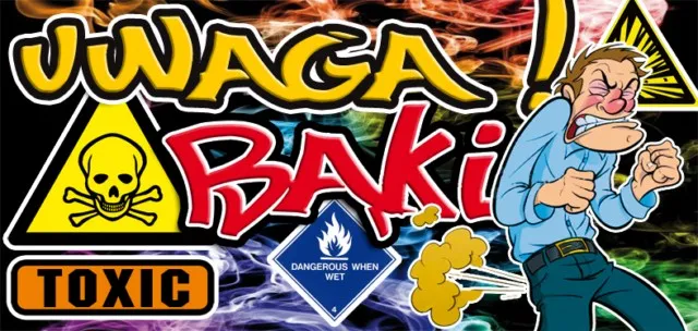 Tabliczka 3D - Uwaga bąki