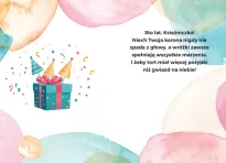 Karnet 3K - W dniu urodzin - 2