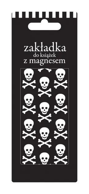 Zakładka magnetyczna do książki - Czaszki